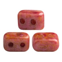 Ios par Puca® beads Opaque rose spotted 02010-65327